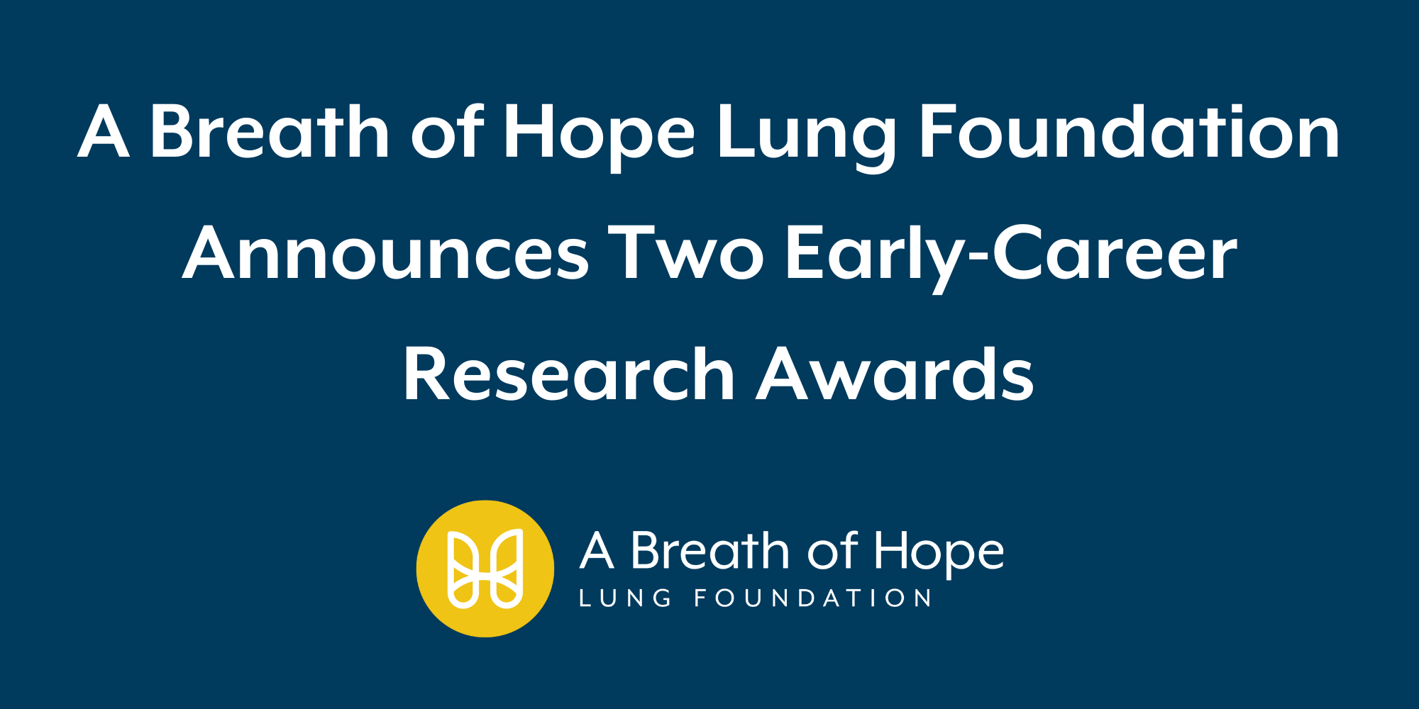 Lung Cancer Research - A Breath of Hope Lung Foundation